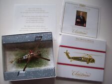 White House Christmas ornament DDE  Sikorsky lockhead Martin helicopter 2021 picture