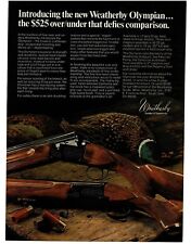 1978 WEATHERBY Olympian Over Under Shotgun Pheasant Vintage Ad  picture