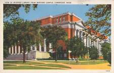 c1940s Widener Library Harvard University Cambridge MA P510 picture