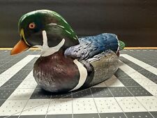 Vintage Beautiful Mallard Duck Table Decor Accent Piece Realistic *Broken Piece* picture