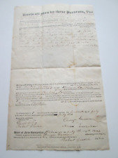 JULY 14th 1842 HILLSBOROUGH CTY. NH, DEED, DEERING,  EBENEZER LOUVEREN-LOUVEREN picture