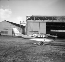 Cessna 182, G-ARAA, at Eastleigh, in 1960, LARGE size NEGATIVE picture