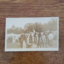 Antique RPPC 19th Century Old West Show Pow Wow Unposted Native Americans  picture