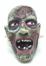 DECAYING FLESH WOUND PAIN ZOMBIE SKULL HEAD SCARY FIGURINE HALLOWEEN DECOR picture