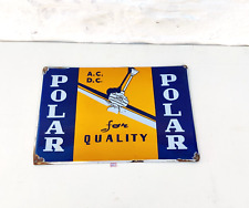 Vintage Polar Fan Advertising Enamel Sign Board Old Decorative Collectible EB147 picture
