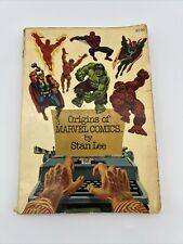 Origins of Marvel Comics by Stan Lee. Paperback, Simon & Schuster Fireside 1974 picture