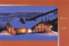 Postcard CO Vail Valley Rocky Mountains Beano's Cabin Snow c1996 by Jack Affleck picture