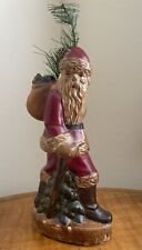 VTG Santa Claus Chalk Statue by Sue & Randall Foskey From Antique Candy Mold picture