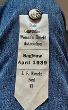 1939 Michigan State Convention Woman's Benefit /Assoc. EF Wieneke Ford V8 7/8