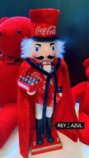 2024 15” RED CAPE Coca-Cola Nutcracker  Bottles Holiday One Of A Kind picture