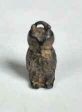 1923 DOWST Vintage Premium Cracker Jack Prize Toy Owl Charm picture