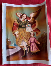 Peruvian painting handmade guardian angel Cusquenian painting picture