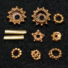 10 Genuine Ancient Roman Solid Gold Beads from Middle East Ca. Early 1st Century picture