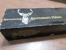 Vintage NIB Browning Sportsman Fixed Blade Model 4018 Knife USA picture