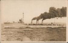 Navy Ship RPPC USS Walke (DD-34) Real Photo Post Card Vintage picture
