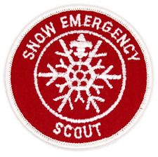 Vintage Snow Emergency Scout Four Lakes Council Patch Wisconsin Boy Scouts WI picture