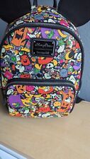 NWOT Disney Parks Halloween Loungefly Mini Backpack Mickey Mouse & Friends picture