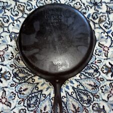 1930's Wagner Ware #10 Cast Iron Skillet with Stylized Logo, 1060 E picture