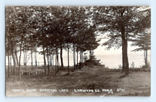RPPC 1920'S. NORTH SHORE SHAWANO LAKE. WISCONSIN. POSTCARD. SC34 picture