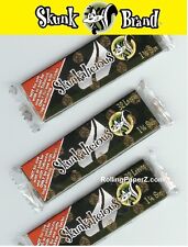 THREE Packs SWEET Skunk Brand Flavored Hemp Rolling Papers 1 1/4 Size picture