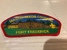 Mason Dixon Council CSP SA-14 2003 Fort Frederick j picture