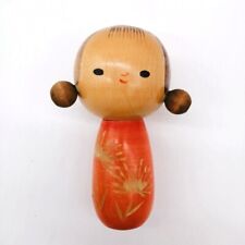 12cm Japanese Creative KOKESHI Doll Vintage by YUU Signed Interior KOC733 picture