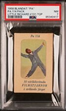1958 Dutch Gum Card PA #131 Little Richard ON TOP OF UNOPENED PACK PSA 7 picture