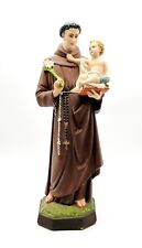 Saint Anthony Statue Large 21” Tall Holding Jesus  With Lillies Catholic picture