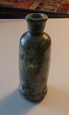 Very Old Pontil Bottle Very Crude and Rare Black or Dark Green Glass picture