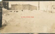 KS, Stafford, Kansas, RPPC, Street Scene, Large Snow Bank, Photo picture
