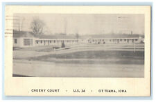 1952 Cherry Court US No. 34 Ottumwa Iowa IA Posted Vintage Cancel Postcard picture