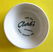 Clark's Restaurant Akron-Cleveland-Erie Walker China Bowl, Bedford, Ohio 6-33 picture