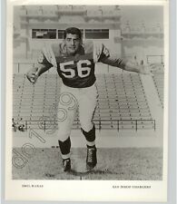 EMIL KARAS of SAN DIEGO CHARGERS, CA USA 1962 Artistic VTG Football Press Photo picture