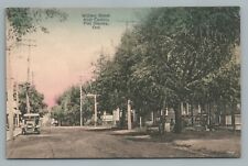 William Street PORT STANLEY Ontario—Hand Colored Antique Casino Dirt Road 1910s picture