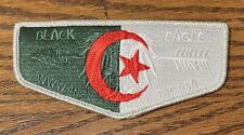 Boy Scout Transatlantic Council Black Eagle Lodge 482 New Country Flap - Algeria picture