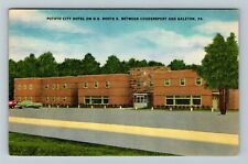 Galeton PA-Pennsylvania, Potato City Hotel, Exterior, Vintage Postcard picture