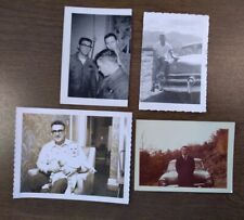 1950s Photos CARS, MILITARY, MAN & CHILD, Korean war? lot photographs grandpa? picture