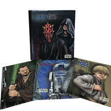 Star Wars Episode 1 IMPACT Topps Binder Sith Jedi Phantom Menace Folders - NEW picture