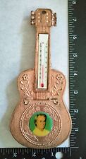 George Jones Metal Guitar Thermometer Copper Nashville Souvenir picture