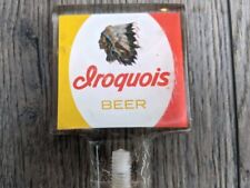 Vintage Lucite Iroquois Beer Tap Handle Bar Indian Head Buffalo NY  picture