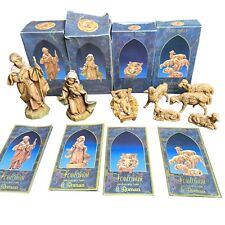 Vintage Fontanini Nativity Set Holy Family Joseph Mary Baby Jesus 5