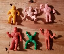 Lot of 6 Vintage KO Japanese Kinnikuman Kinkeshi Rubber Toy Eraser Keshi Figures picture
