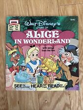 Walt Disney's ALICE IN WONDERLAND VTG Reading Book Only picture