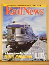 RailNews #424 1999 March Via Canadian NAPA Trash Train Derailing Y2K picture