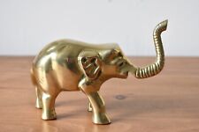 Vintage Solid Brass Elephant Figurine /Ornament (O) picture