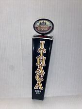 Ithaca NY Beer Apricot Wheat Ground Break  Spirit of the Finger Lakes Tap Handle picture