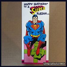 Superman Super Person -Vintage Greeting Card- 1978 picture