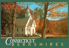Postcard Cornwall Bridge Church Parish Religious Building Berkshire Connecticut picture