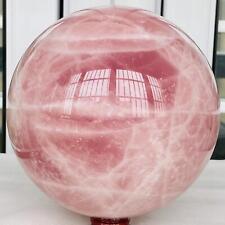 7580g Natural Pink Rose Quartz Sphere Crystal Ball Reiki Healing picture