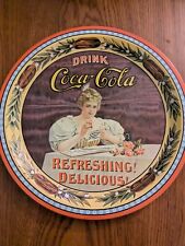 Vintage 1977 Coca Cola 75th Anniversary Metal Commemorative Serving Tray picture